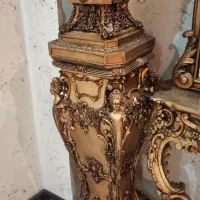 ست آینه و کنسول ،مجسمه فرشته و قاب شام آخر|بوفه، ویترین، کنسول|اصفهان, عقیق|دیوار