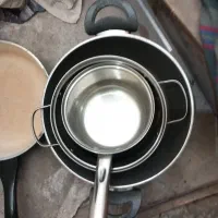 4عددماهیتابه. ودستگاه.سبزی خوردکن همه باهم