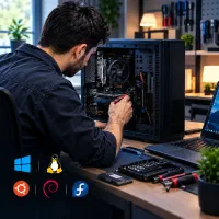 خدمات ویندوز شبکه و تعمیر سخت افزار در محل