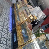 ست کامل یخچال پیشخوان ویترین قنادی با قفسه شکلات