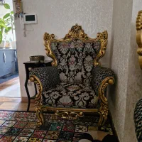 مبلمان ۹ نفره سلطنتی میز ناهارخوری خوری و میز عسلی|مبلمان خانگی و میز عسلی|بومهن, |دیوار