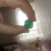 انگشتر مردانه نقره با سنگ یشم