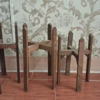 پایه گل چوبی