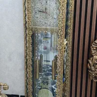 ساعت ایستاده برنز خالص آیینه کاری شده ۲متری