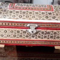 صندوقچه خاتم کاری جواهرات