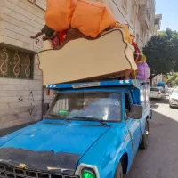نیسان بار اتوبار کارگر خالی ساید بای ساید