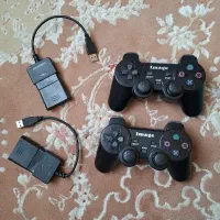 دسته بازی بیسیم ps1 ps2 ps3 و pc