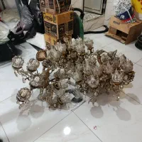 ۳عدد لوستر سالم و سلامت با تشکیلات لامپ همه چی