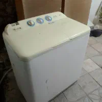 فروش لباسشویی دوقلو و یک گاز سالم