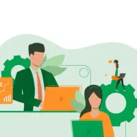 خانم برای انجام کار اداری