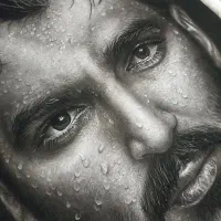 تابلو پرتره کادویی سیاه قلم|تابلو، نقاشی، عکس|تهران, والفجر (افسریه)|دیوار