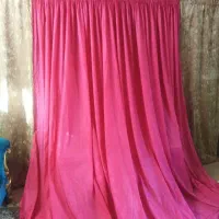 یک جفت ویک تکی پرده حریر پذیرایی اتاق