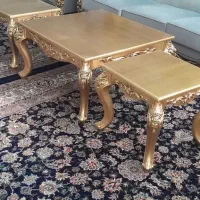 مبل ۹ نفره استیل سلطنتی با۲عسلی ومیز وسط|مبلمان خانگی و میز عسلی|تهران, افسریه جنوبی|دیوار