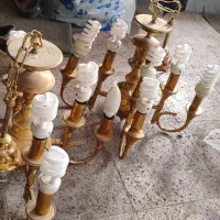 یک جفت لوستر سالم|لوستر و چراغ آویز|اسکو, |دیوار