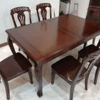 میز نهارخوری مالزی تبدیلشو ۶ به ۸ کمجا|میز و صندلی غذاخوری|تهران, پونک|دیوار