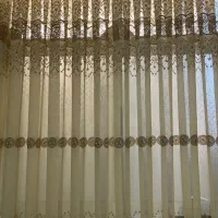 ۲ عدد پرده در حد نو|پرده، رانر، رومیزی|فومن, |دیوار