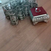 دودست فنجان چای سیلور درحدنونو نو