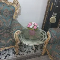 یک دست مبل 7نفره به همراه سه عددمیزعسلی|مبلمان خانگی و میز عسلی|وحیدیه, |دیوار