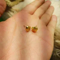 گوشواره قلب تمیز در حد نو|جواهرات|اهواز, عامری|دیوار