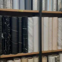 کاغذدیواری . کفپوش پوش. برچسب کمددیوارپوش آجری|خدمات پیشه و مهارت|قم, دروازه چوبی|دیوار