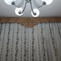 یک کتیبه و پرده و میله سه متری