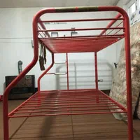 تخت فلزی دو طبقه ۳ نفره، بدون مشابه،|تخت و سرویس خواب|اردبیل, |دیوار