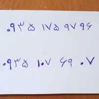 سیم‌کارت دایمی  رند صفر خشک ۰۹۳۵ کد ۱