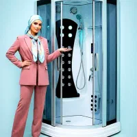 کابین دوش سونابخار خشک برای اقلیم سرد اردبیل جکوزی