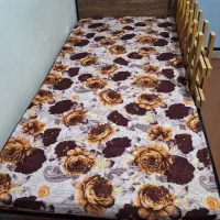 تخت خواب یکنفره همراه تشک ونرده سالم ونو