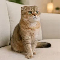 گربه اسکاتیش اصیل