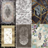 فرشینه فرشینه طرح سنگ فرشینه استپ دار فرشینه طوسی