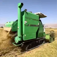 برداشت چلتوک با کمباین زنجیری. و لاستیکی جاندیر