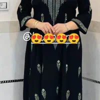 ماکسی سنگدار و شلوار و شال