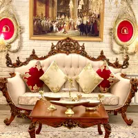 مبلمان و نهار خوری مبل استیل سلطنتی کلاسیک ( نو