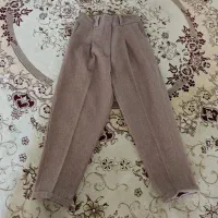 شلوار فوتر پشمی نسکافه ای