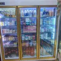 یخچال سه درب استیل نگیر طلایی