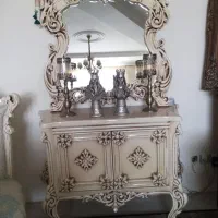 اینه کنسول کاملا چوب و نونو و تمیز