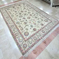 فرش دستباف گل‌ابریشم خراسان طرح افشان|فرش|تهران, ونک|دیوار