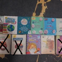 8 کتاب تیزهوشان نهم و ششم تمیز و نو