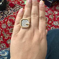 انگشتر رز گلد‌گوچی به وزن ۳.۵ گرم فقط معاوضه|جواهرات|کاشان, بازار کاشان|دیوار