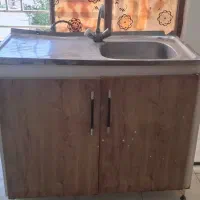 سینک تک فازی با کابینت
