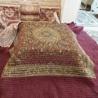 لحاف کرسی ترمه دوزی شده مدل ابریشم با کلیه لوازمات|رختخواب، بالش، پتو|تهران, شهرک ولیعصر جنوبی|دیوار