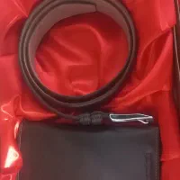 ست کیف و کمربند نو با بسته بندی لاکچری مناسب کادو