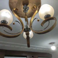 لوستر کاملا سالم در حد نو|لوستر و چراغ آویز|دورود, |دیوار
