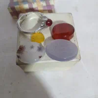 سنگ عقیق یمنی وانگشتر نقره