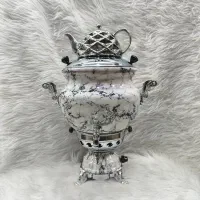 سماورهای طرح سنگ (6 و 12 لیتری ) همراه با قوری