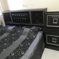 سرویس خواب دونفره دو عدد پاتختی میز ارایش