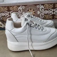 کتونی عروس پاشنه دارسفید