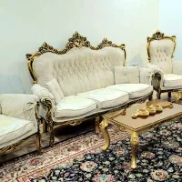 مبلمان ۷نفره سلطنتی چوب راش