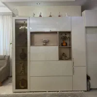 کابینت و دکور ام دی اف به همراه هود و سینک